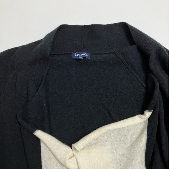NWOT SPLENDID cashmere drapey open front cardigan - Picture 3 of 6